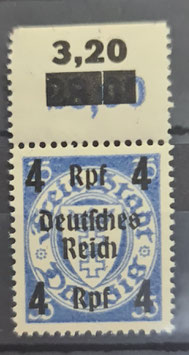 1939 Danzig Abschied Aufdruck 4 Rpf auf 35 Pf postfrisch