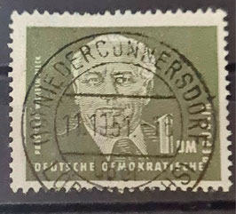 1950 1 Mark der DDR bräunlicholiv