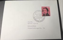 1960 Melanchthon 20 Pfg 400. Todestag  FDC