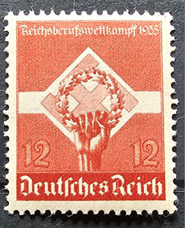 1935 Berufswettkampf 12 Pfg rot **