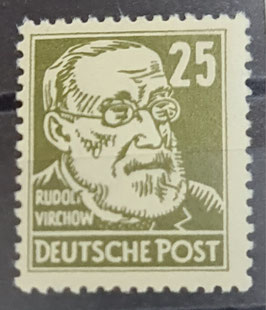 1952 Freimarkenserie Persönlichkeiten aus Politik, Kunst und Wissenschaft 25 Pf postfrisch