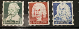 1935 Bach und Händel 250. Geburtstag, Heinrich Schütz 350 Geburtstag