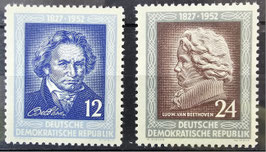 1952 DDR Ludwig van Beethoven 125. Todestag. poszfrisch