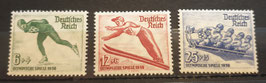 1935 Olympische Winterspiele 1936 MiNr. 600x - 602x postfrisch.