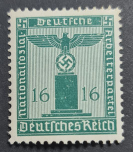 1942 Dienstmarken der Partei  16 Pfg blaugrün postfrisch