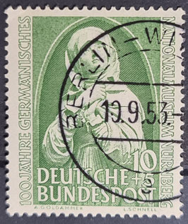 1952 Germanisches Nationalmuseum und weitere gestempelte Marken