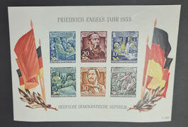 1955 Blockausgabe Friedrich Engels Jahr Postfrisch