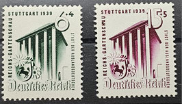 1939 Reichsgartenschau  Satz postfrisch