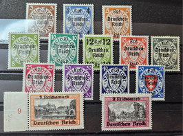 1939 Danzig Abschied Freimarkenserie ungebraucht komplett *
