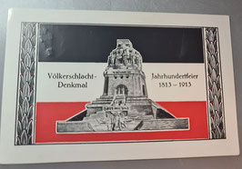 1913 Privat GS Karte 5 Pfg. zur 100. Jahrfeier der Völkerschlacht Leipzig
