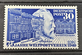 1949 Heinrich von Stephan Weltpostverein 30Pfg. postfrisch
