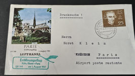 1959 Blockeinzelmarke 25 Pfg Haydn aus Block 2 Portogerechte EF