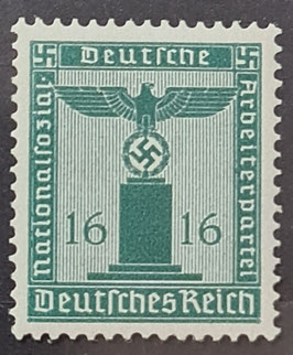 1942 Dienstmarken der Partei  16 Pfg blaugrün postfrisch