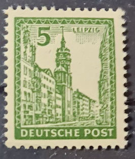 1946 Freimarke 5 Pfg  Abschied graues Papier ohne WZ postfrisch