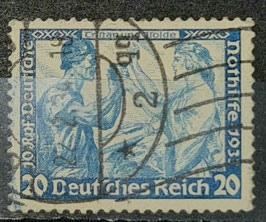 1933 Wagner 20 +10 Pfg Tristan und Isolde grüntürkis