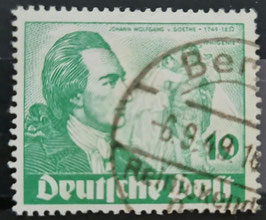 1949 Goethe 10 Pfg grün