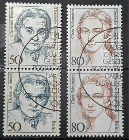 1986 Frauen der deutschen Geschichte 50 und 80 Pfg