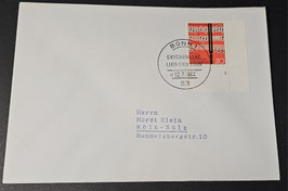 1962 Ausgabe Stimmgabel Lied und Chor Ecke UR FN 1 FDC