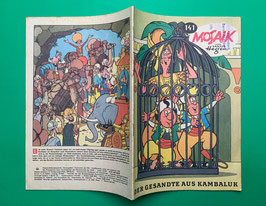 Original Mosaik der Digedags Nr. 141 Der Gesandte aus Kambaluk August 1968 Runkel-Serie