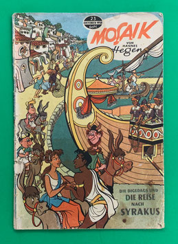 Original Mosaik der Digedags Nr. 23 Die Reise nach Syrakus Oktober 1958 Römer-Serie