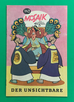Original Mosaik Digedags Nr. 142 Der Unsichtbare September 1968 Runkel-Serie
