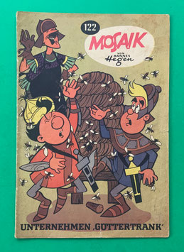 Original Mosaik der Digedags Nr. 122 Unternehmen "Göttertrank" Januar 1967 Runkel-Serie sammelwürdiger Zustand