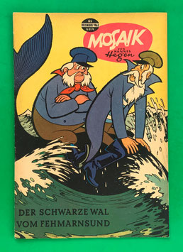 Original Mosaik der Digedags Nr. 85 Der schwarze Wal vom Fehmarnsund Dezember 1963 Erfinder-Serie