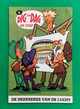 Original Mosaik Digedags Exportheft Holland holländisch Dig en Dag op stap Buchstabe G zweite Staffel Nr. 184 De Heerseres van de lucht März 1972 Amerika-Serie