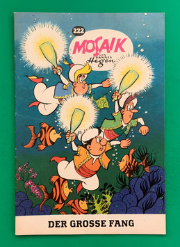 Original Mosaik der Digedags Nr. 222 Der große Fang Mai 1975 Orient-Serie