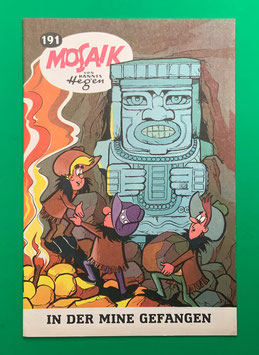 Original Mosaik Digedags Exportheft Nr. 191 In der Mine gefangen Oktober 1972 Amerika-Serie Das Ende der Stadt des Schweigens