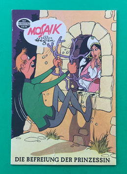 Original Mosaik der Digedags Nr. 107 Die Befreiung der Prinzessin Oktober 1965 Runkel-Serie sammelwürdiger Zustand