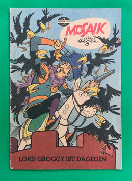 Original Mosaik der Digedags Nr. 71 Lord Groggy ist dagegen Oktober 1962 Erfinder-Serie