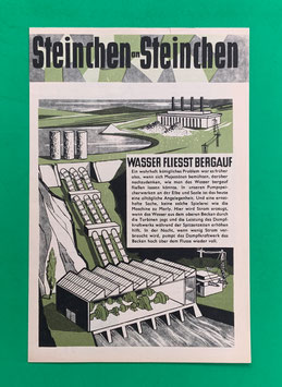 Original Mosaik Digedags Beilage Nr. 55 Wasser fließt bergauf Juni 1961
