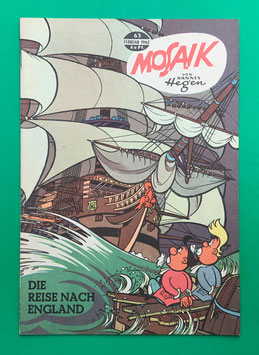 Original Mosaik Digedags Nr. 63 Die Reise nach England Februar 1962 Erfinder-Serie