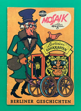 Original Mosaik der Digedags Nr. 80 Berliner Geschichten Juli 1963 Erfinder-Serie