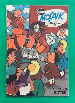 Original Mosaik der Digedags Nr. 64 Glücksritter März 1962 Erfinder-Serie