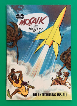 Original Mosaik Digedags Exportheft Nr. 25 Die Entführung ins All Dezember 1958 Weltraum-Serie Peer-Tyla-Kapitel