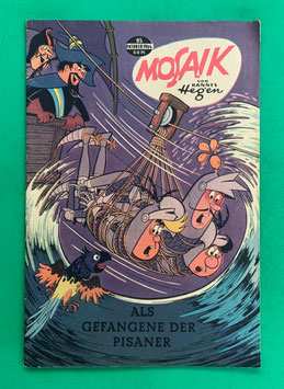 Original Mosaik der Digedags Nr. 95 Als Gefangene der Pisaner Oktober 1964 Runkel-Serie exzellenter Zustand mit Abostempel