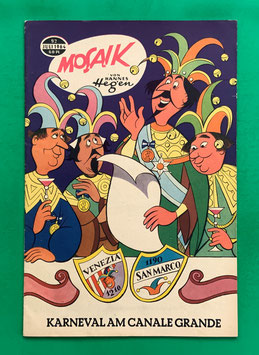 Original Mosaik der Digedags Nr. 92 Karneval am Canale Grande Juli 1964 Runkel-Serie