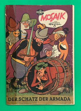 Original Mosaik der Digedags Nr. 89 Der Schatz der Armada April 1964 Erfinder-Serie
