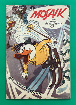 Original Mosaik der Digedags Nr. 5 Wer wagt - gewinnt Dezember 1956 Orient-Südsee-Serie
