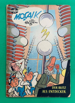 Original Mosaik der Digedags Nr. 32 Der Blitz als Entdecker Juli 1959 Weltraum-Serie