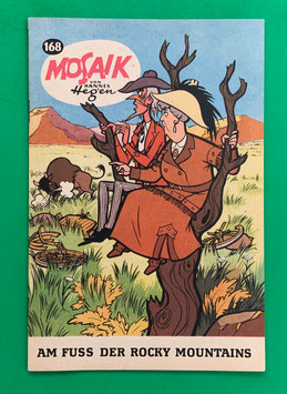 Original Mosaik der Digedags Nr. 168 Am Fuß der Rocky Mountains November 1970 Amerika-Serie