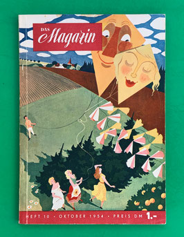 Das Magazin Heft 10/1954 mit Zeichnung von Hannes Hegen