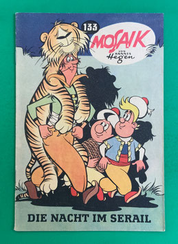 Original Mosaik der Digedags Nr. 133 Die Nacht im Serail Dezember 1967 Runkel-Serie