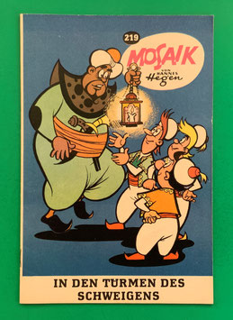 Original Mosaik der Digedags Nr. 219 In den Türmen des Schweigens Februar 1975 Orient-Serie