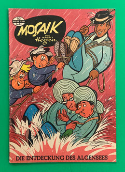 Original Mosaik Digedags Nr. 52 Die Entdeckung des Algensees März 1961 Weltraum-Serie