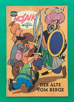 Original Mosaik der Digedags Nr. 121 Der Alte vom Berge Dezember 1966 Runkel-Serie