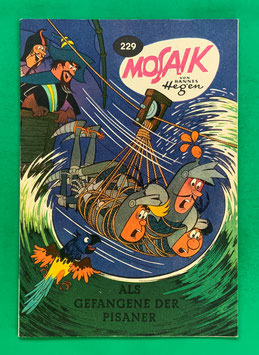 Original Mosaik Digedags Nr. 229 Als Gefangene der Pisaner Dezember 1975 Runkel-Nachdruck