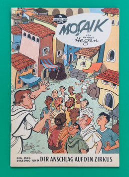 Original Mosaik Digedags Nr. 14 Der Anschlag auf den Zirkus Januar 1958 Römer-Serie